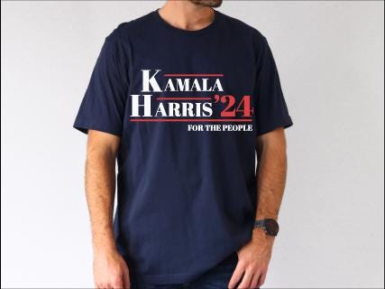 Kamala Harris 2024 Shirt Madam President For The People I Am Speaking Tee image 3