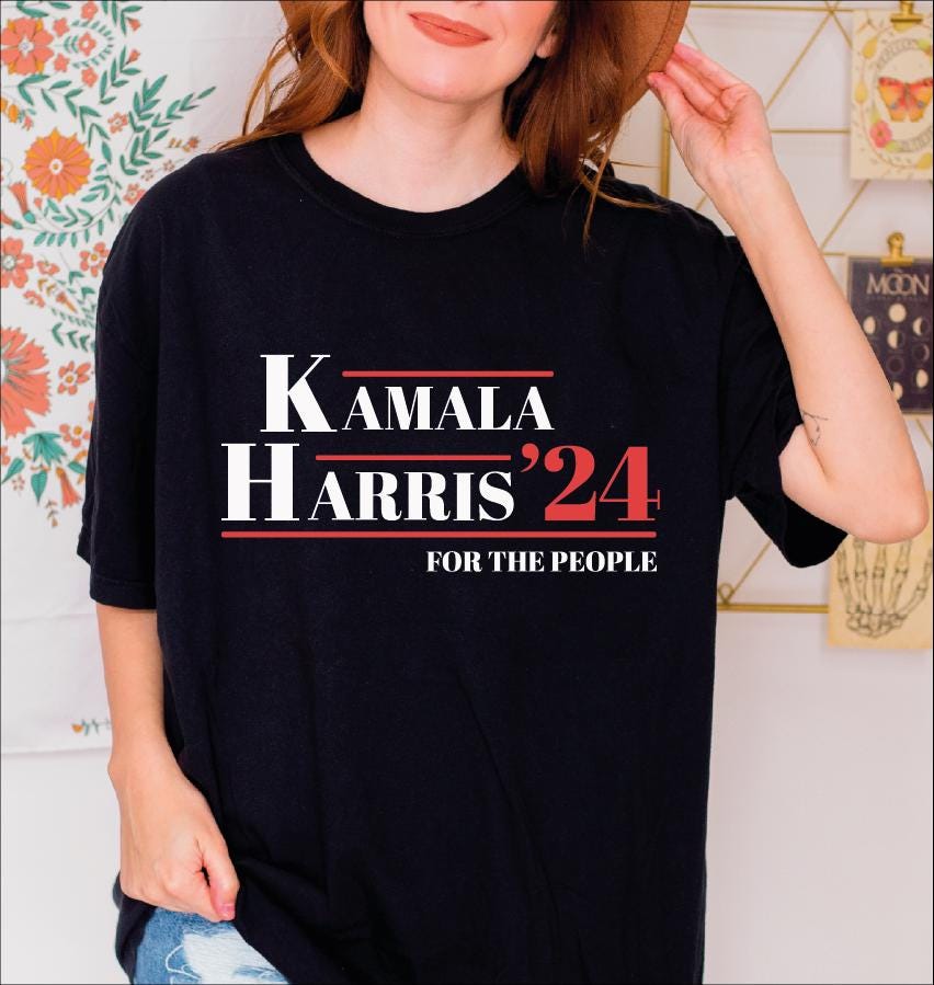 Kamala Harris 2024 Shirt Madam President For The People I Am Speaking Tee image 7