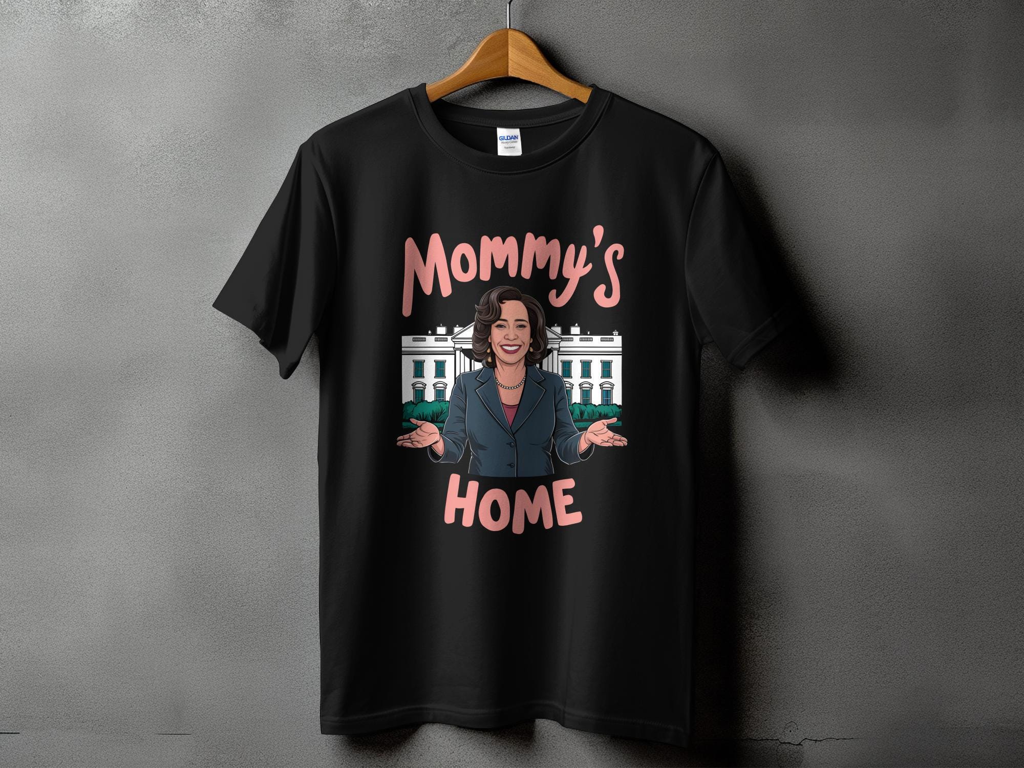 Funny Kamala Harris T-Shirt Mommy's Home Shirt USA Politics Tee Kamala Harris 2024 Election Shirt image 3