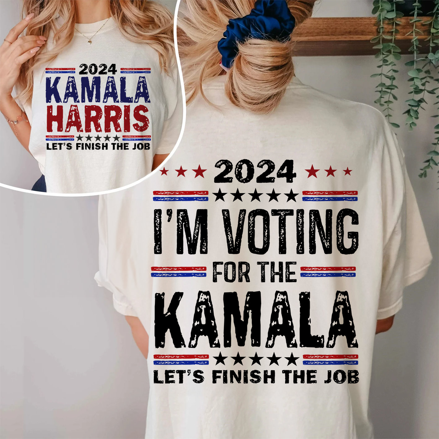 Kamala Harris 2024 Shirt Women's Power Election Download Kamala Harris President 2024 image 2