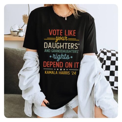 Kamala Harris 2024 President Shirt Vote for Kamala Tee First Female President T-Shirt image 0