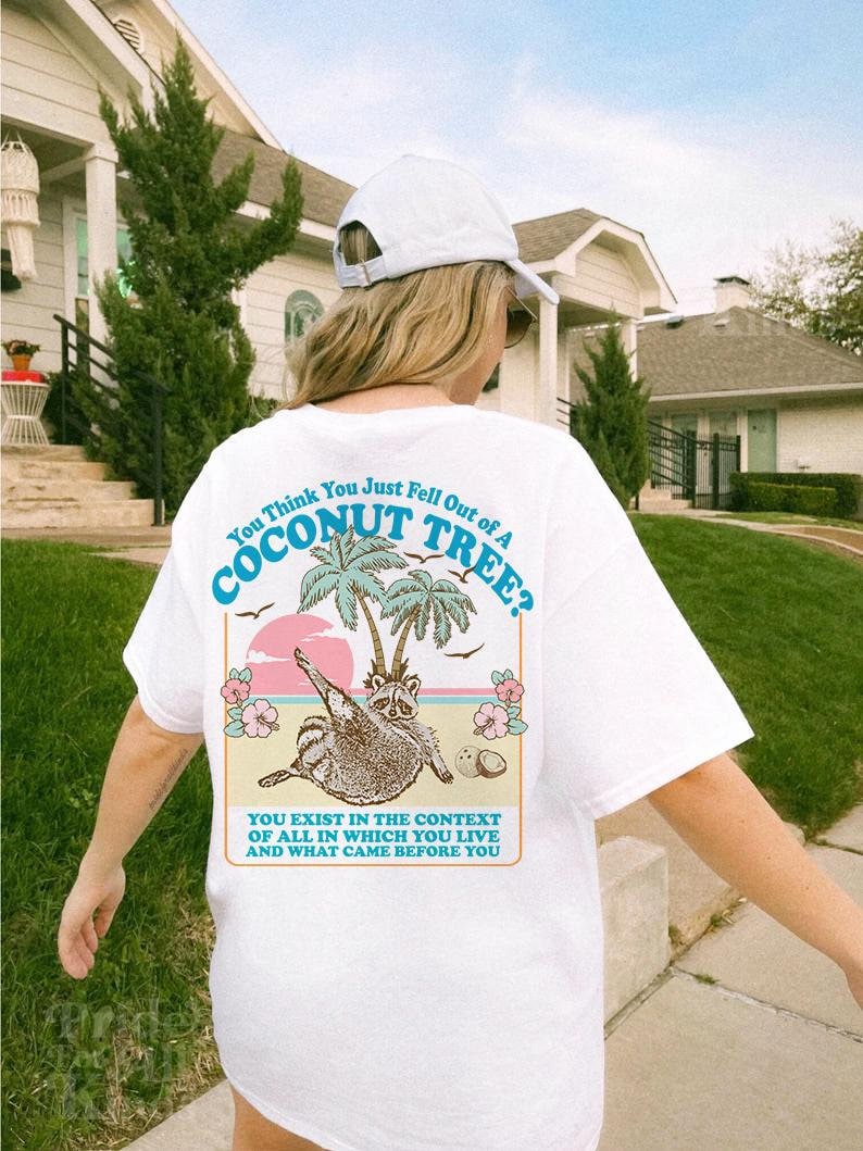 Kamala Harris Coconut Tree Meme Shirt President 2024 Harris 47 T-Shirt image 0