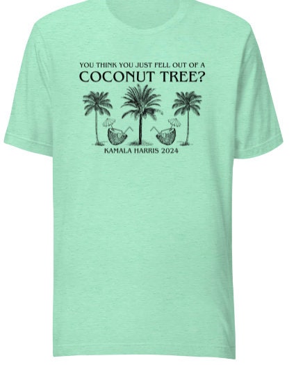 Coconut Tree 2024 Shirt Kamala Harris Political Shirt Project Coconut Funny Election Tee image 7