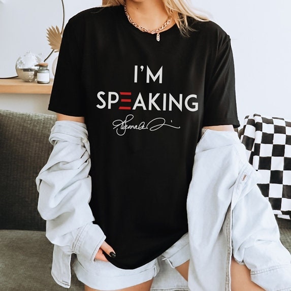 Kamala Harris I'm Speaking Shirt Vice Presidential Debate 2024 T-Shirt Women's Power Tee image 3