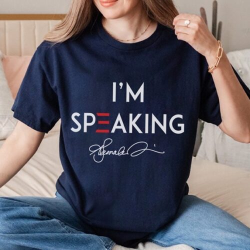 Kamala Harris I'm Speaking Shirt Vice Presidential Debate 2024 T-Shirt Women's Power Tee image 0