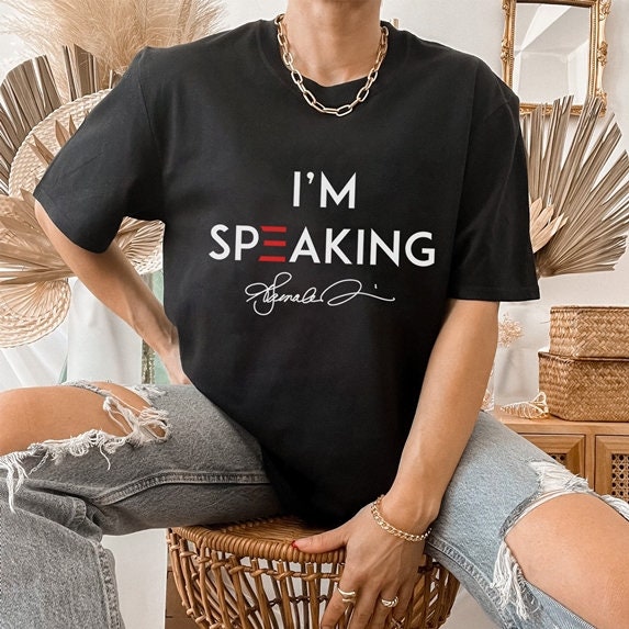 Kamala Harris I'm Speaking Shirt Vice Presidential Debate 2024 T-Shirt Women's Power Tee image 4