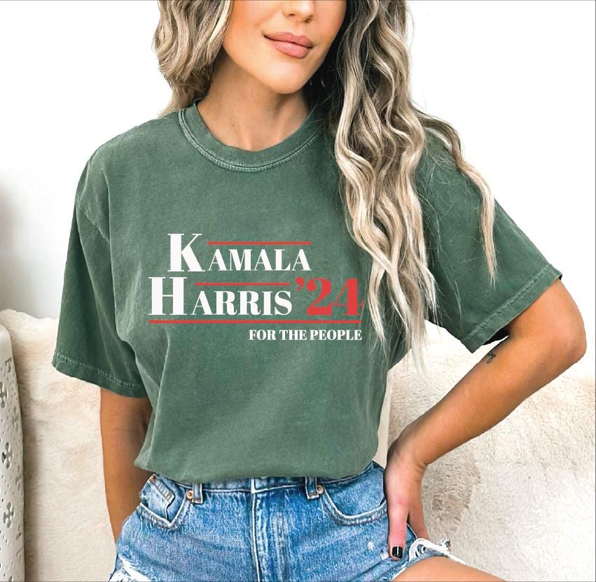 Kamala Harris 2024 Shirt Madam President For The People I Am Speaking Tee image 2