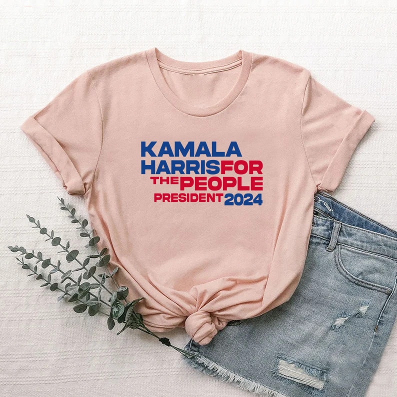 Kamala Harris For The People 2024 President Shirt Democrat Rally Gift Tshirt image 4