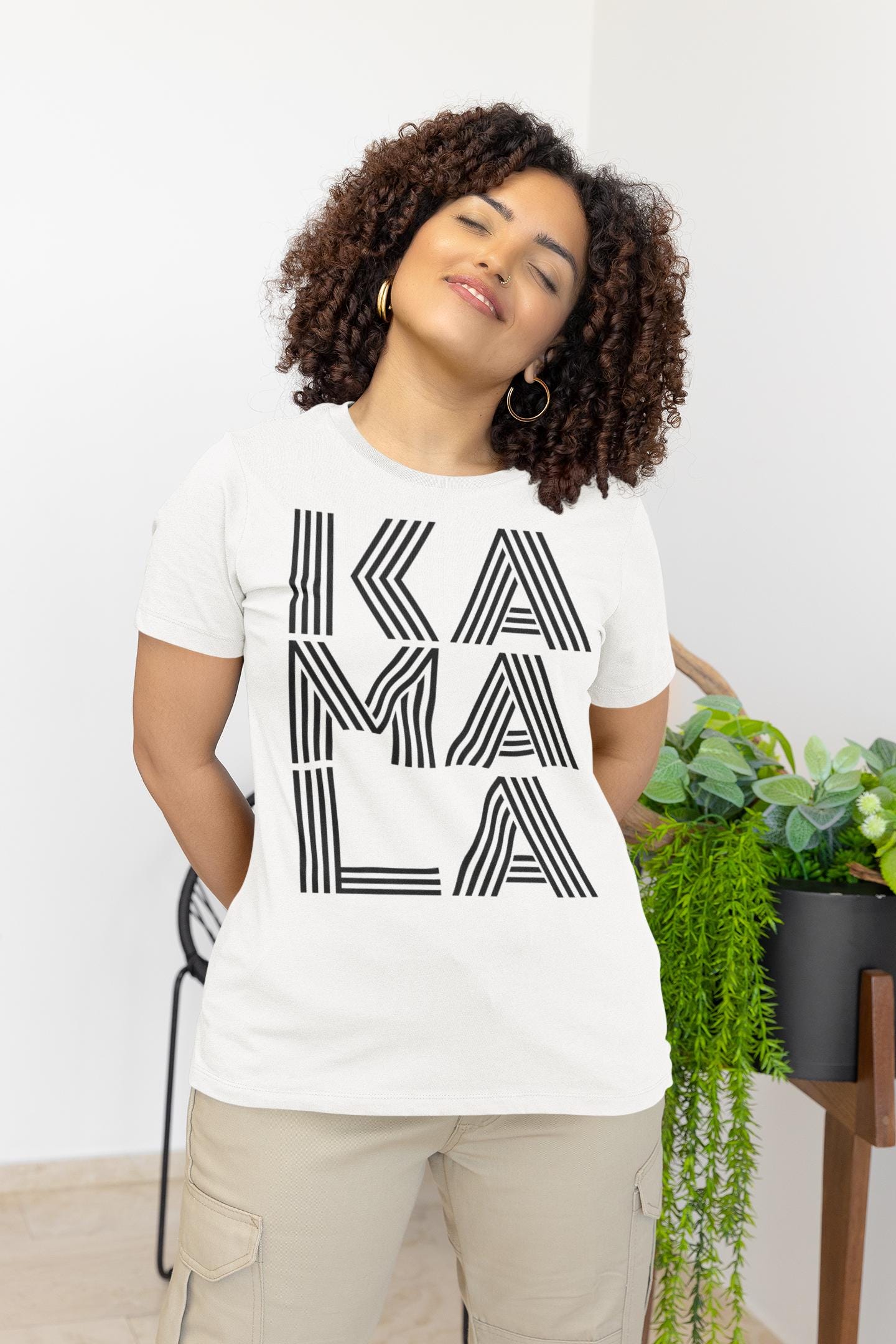 Kamala Harris 2024 T-Shirt Minimalist Design Unisex Tee for Men and Women image 0