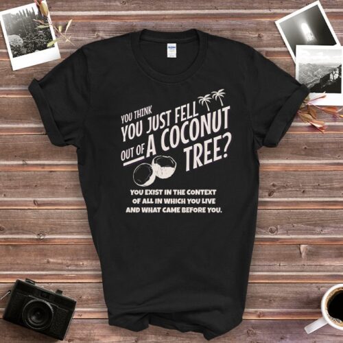 Harris 2024 Election T-Shirt Viral Meme Coconut Tree Quote Presidential Campaign Shirt image 0