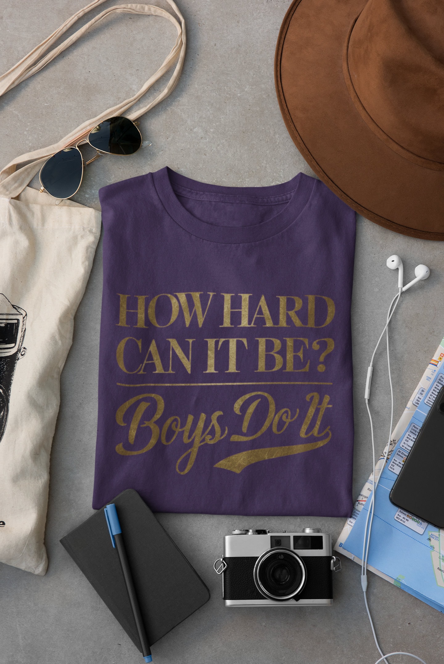 Funny Meme Shirt for Boys - How Hard Can It Be? Kamala Harris Tee image 2