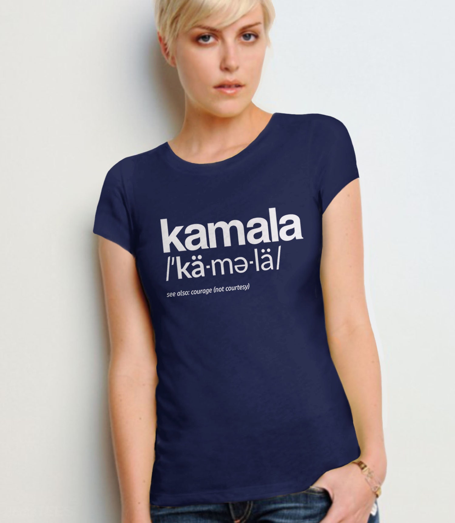 Kamala Harris 2024 Definition T-Shirt | Pro Kamala Anti Trump Tee | Women's Democratic Graphic Tee image 4