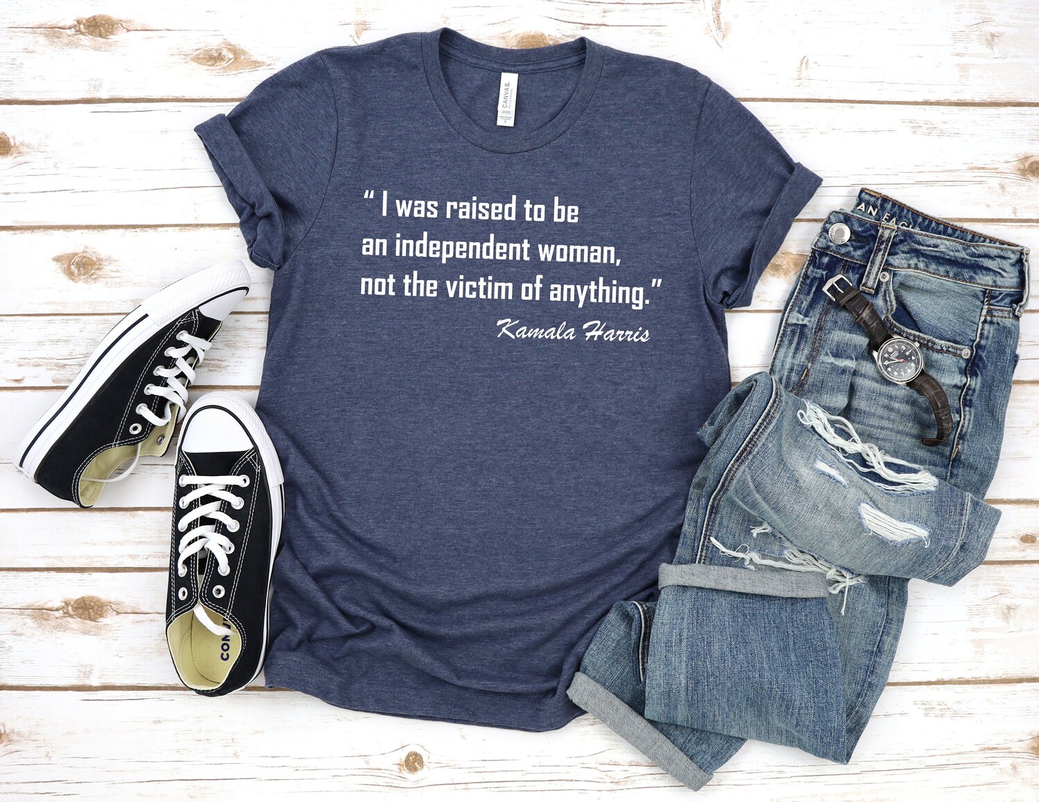 Kamala Harris 2020 Victory Speech Quote Shirt - First Woman Vice President - Women Power Tee image 0