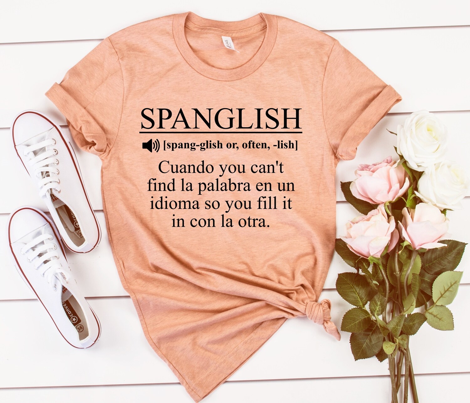 Bilingual Spanish Teacher Shirt - Latina Mexican Spanglish Maestra Bilingual Tee image 2