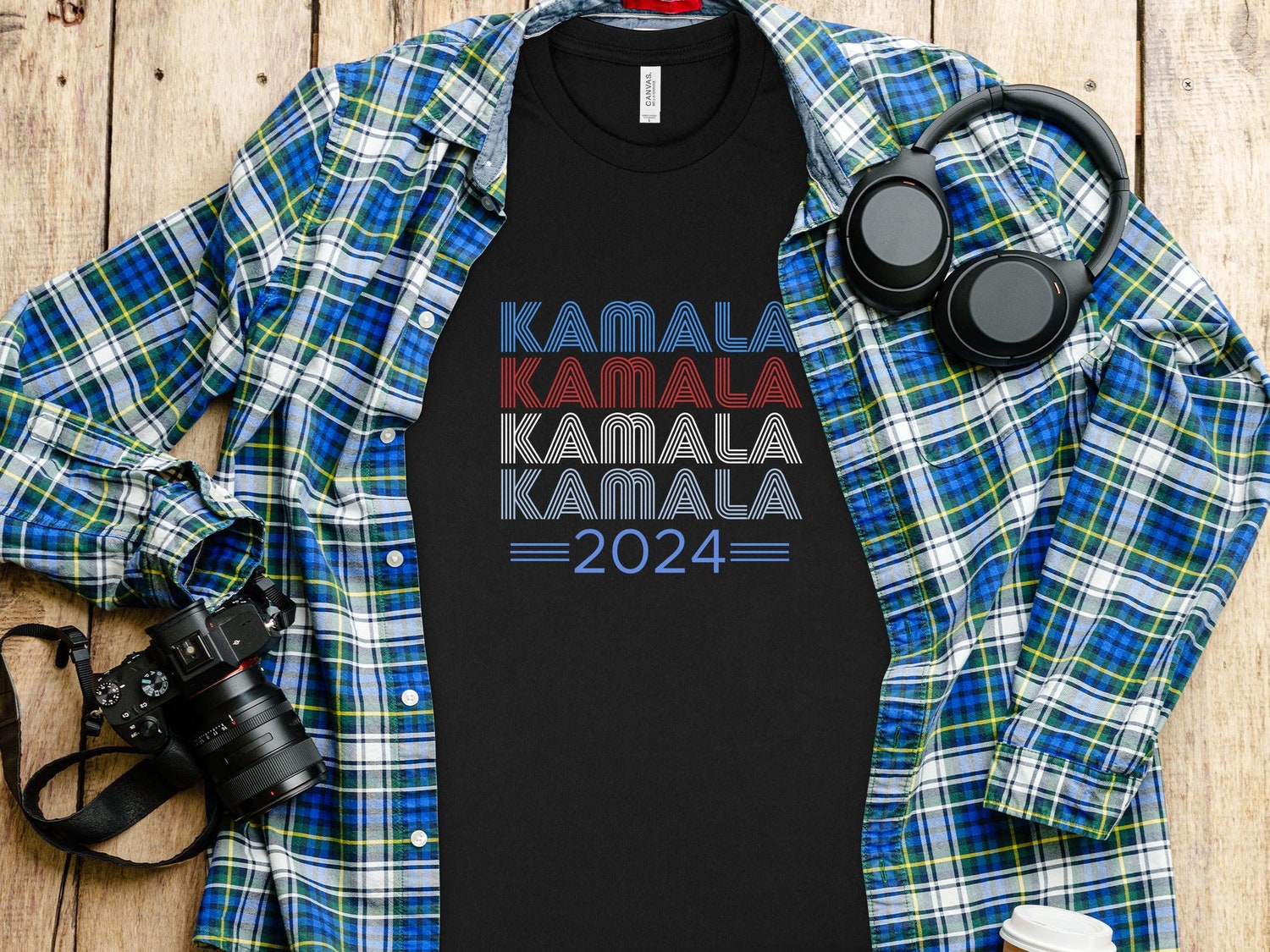 Kamala Harris 2024 Presidential Election T-Shirt Campaign Tee Political Support Shirt image 6