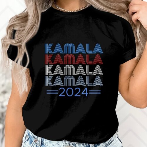 Kamala Harris 2024 Presidential Election T-Shirt Campaign Tee Political Support Shirt image 0