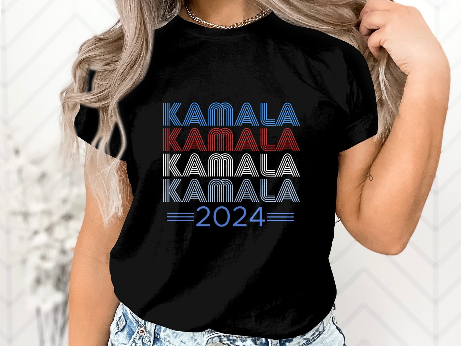 Kamala Harris 2024 Presidential Election T-Shirt Campaign Tee Political Support Shirt image 0