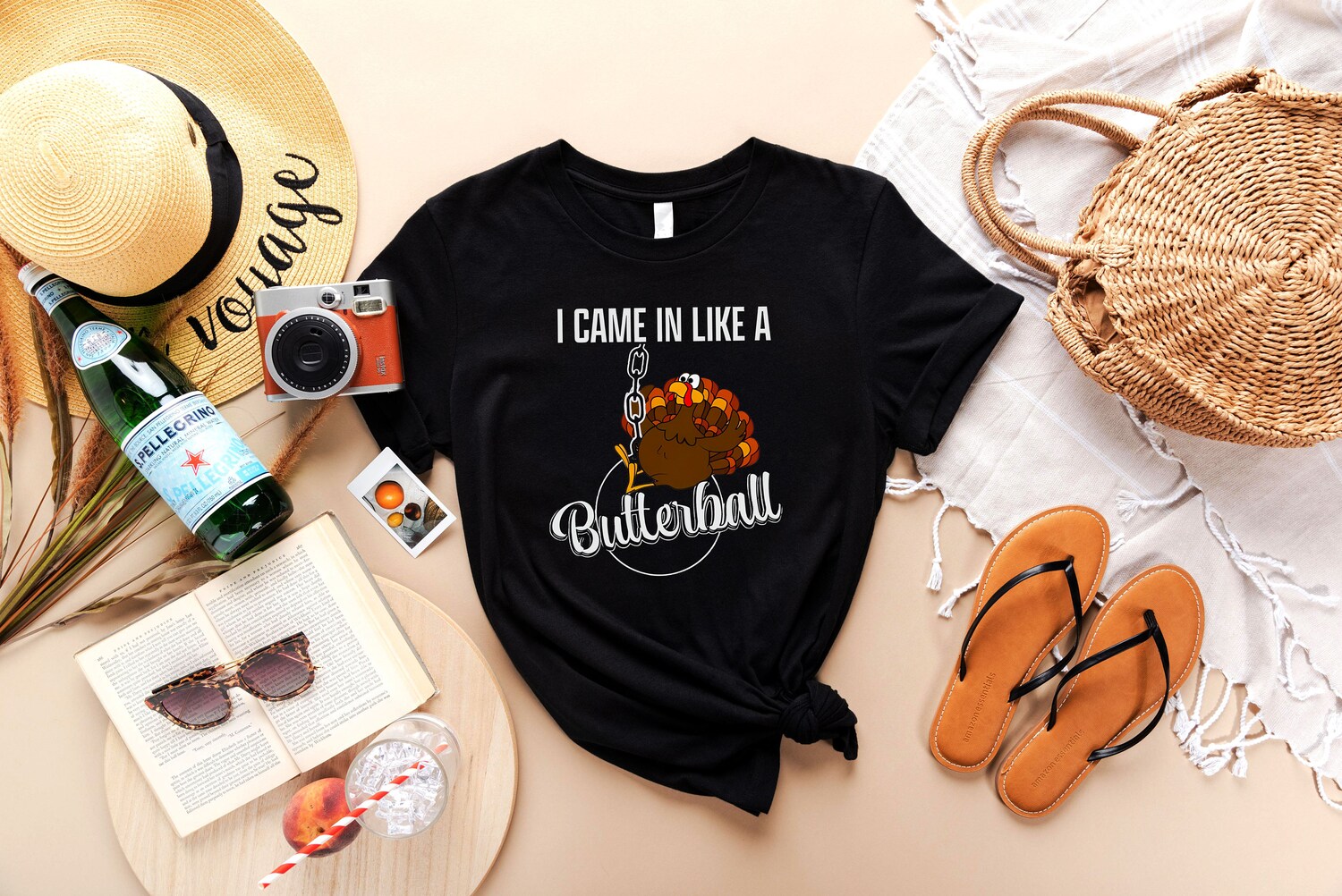 Funny Thanksgiving Turkey Shirt | Butterball Tee for Family Dinner | Thanksgiving Crew Apparel image 7