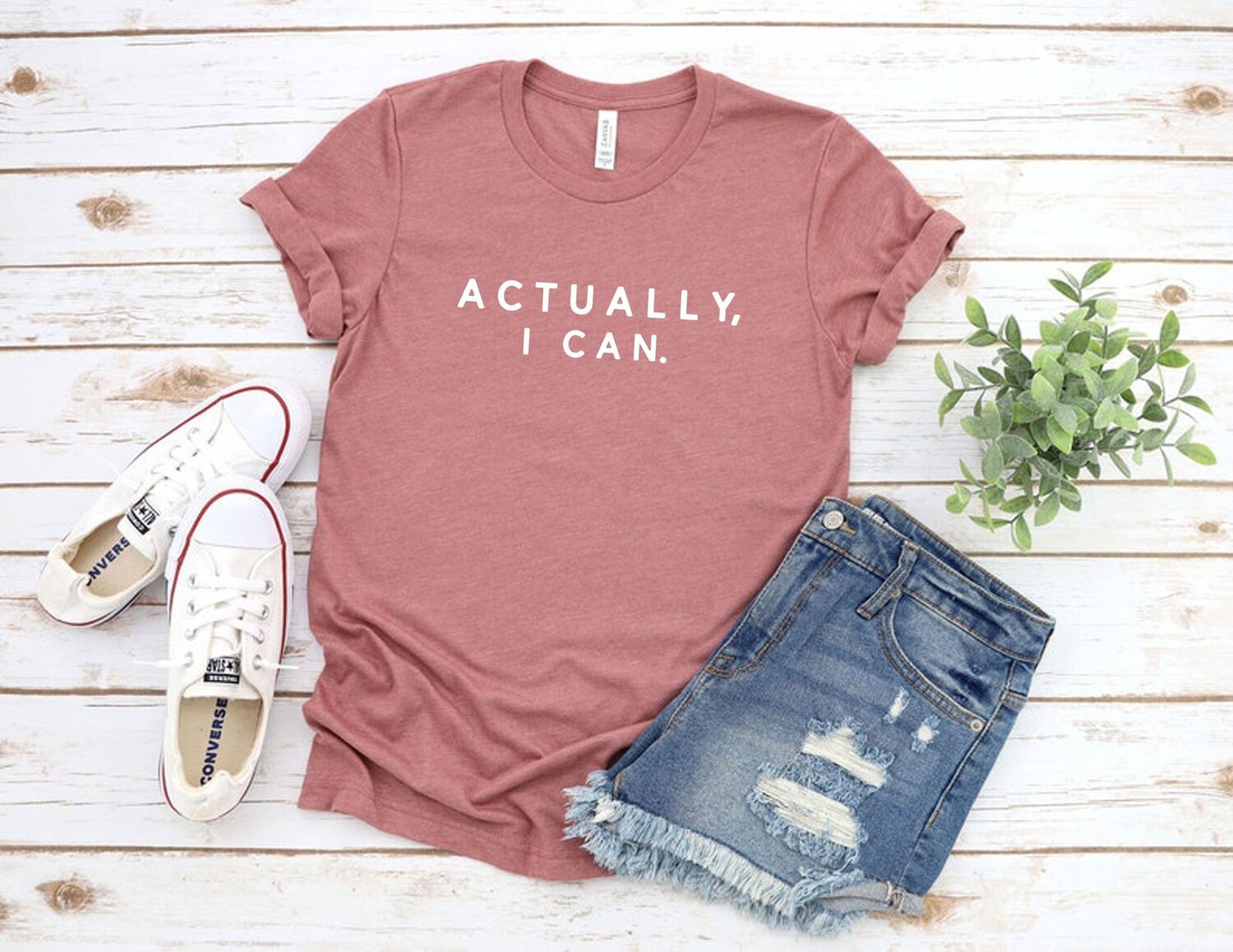 Actually I Can Feminist Shirt Women Empowerment Tee Strong Woman Inspirational Shirt Equality Tee image 2