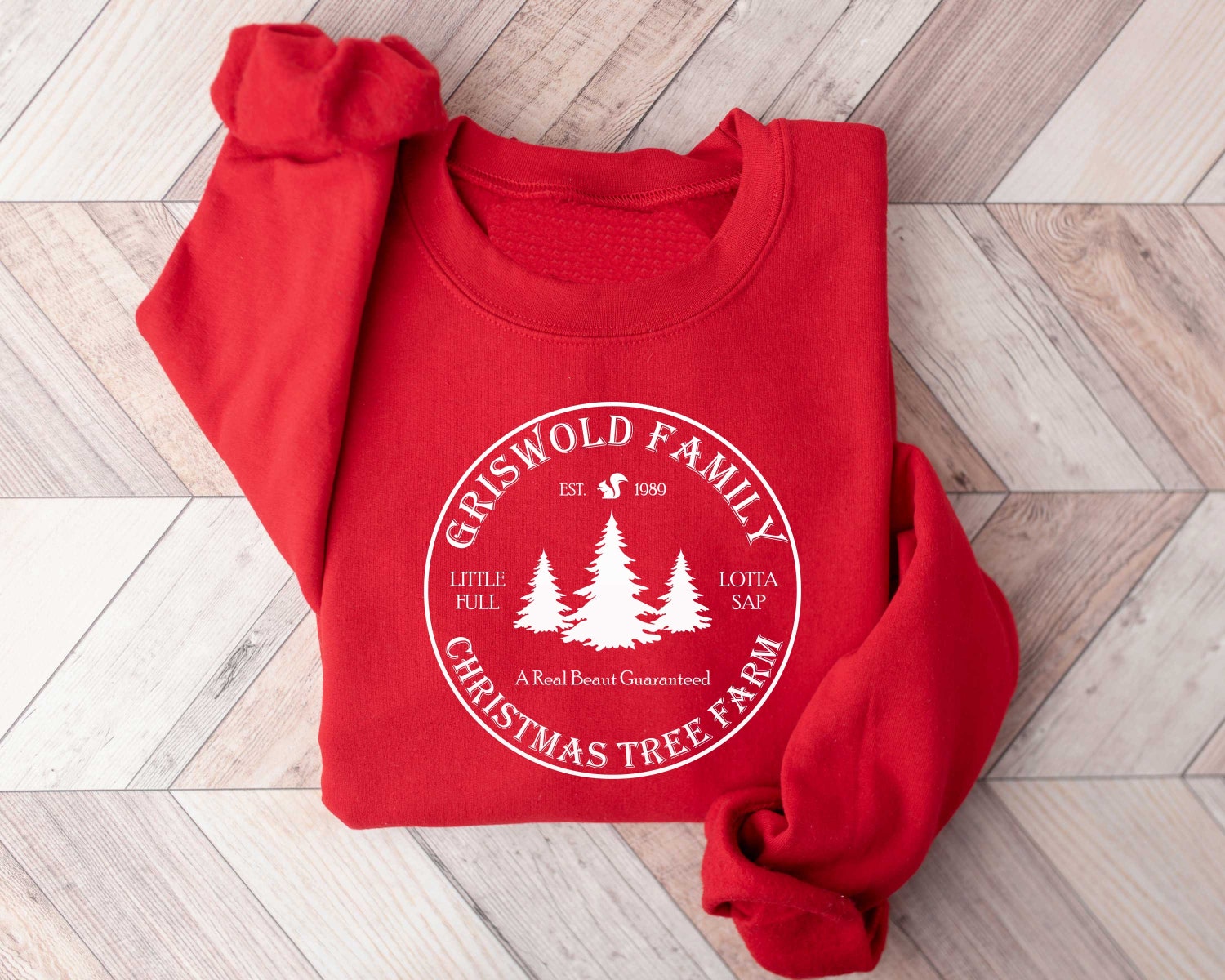 Griswold Family Christmas Sweatshirt Funny Christmas Tree Farm Crewneck Christmas Vacation Shirt image 1