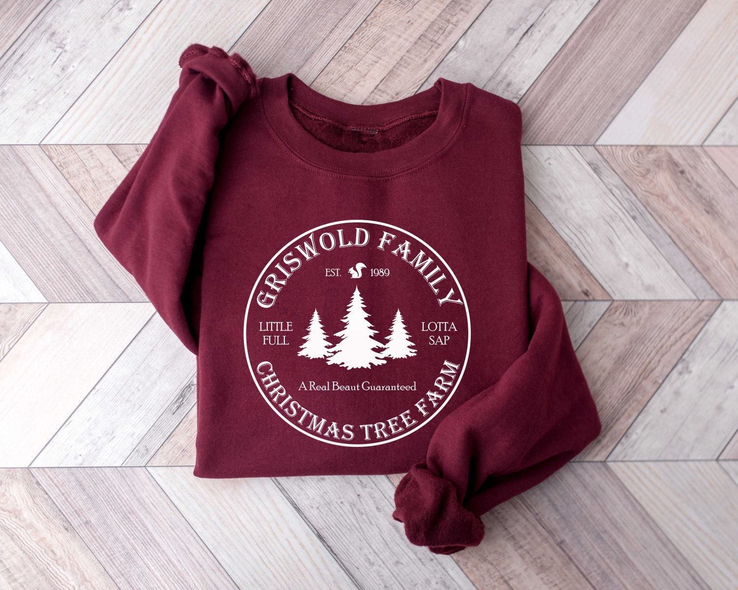 Griswold Family Christmas Sweatshirt Funny Christmas Tree Farm Crewneck Christmas Vacation Shirt image 4