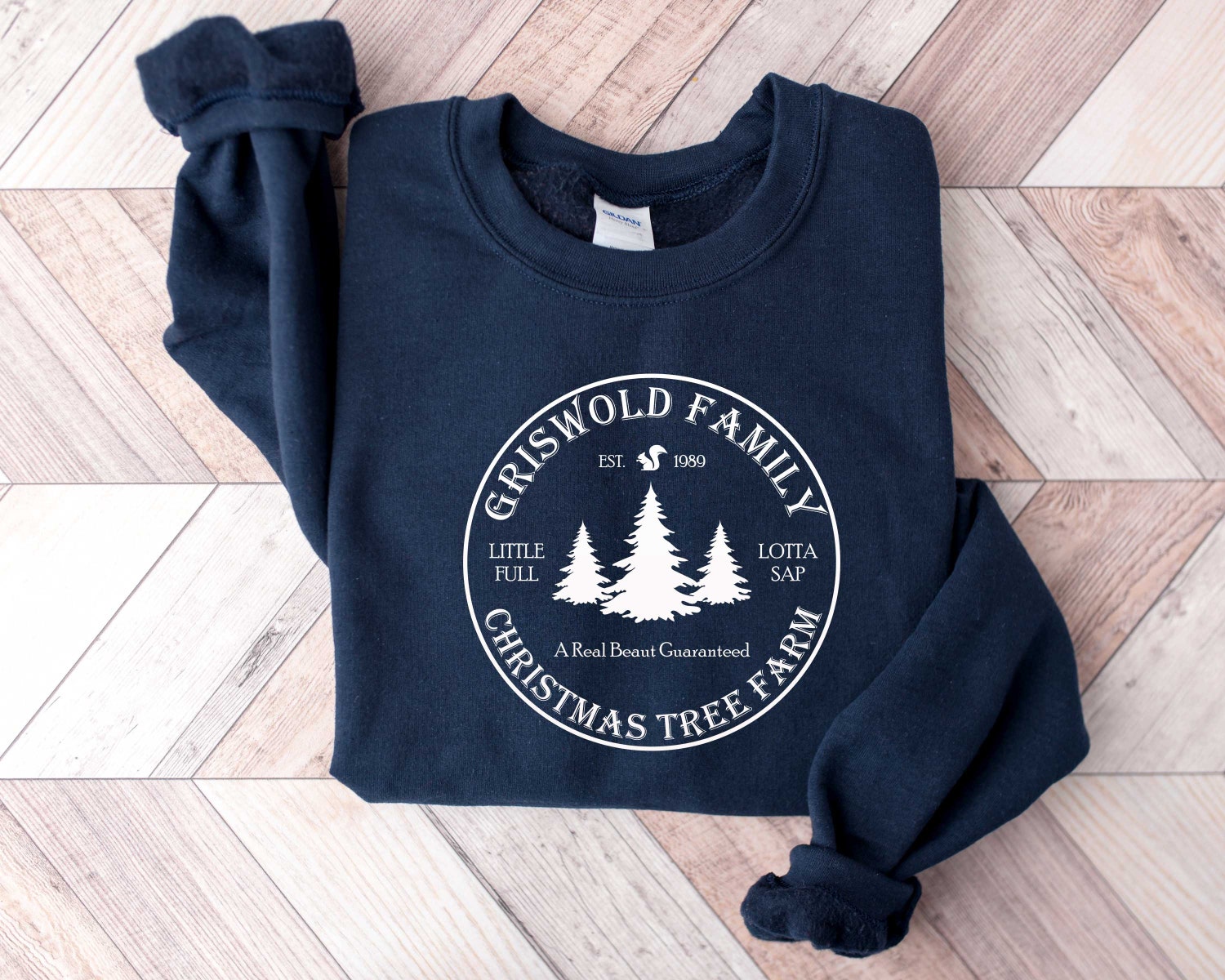 Griswold Family Christmas Sweatshirt Funny Christmas Tree Farm Crewneck Christmas Vacation Shirt image 3