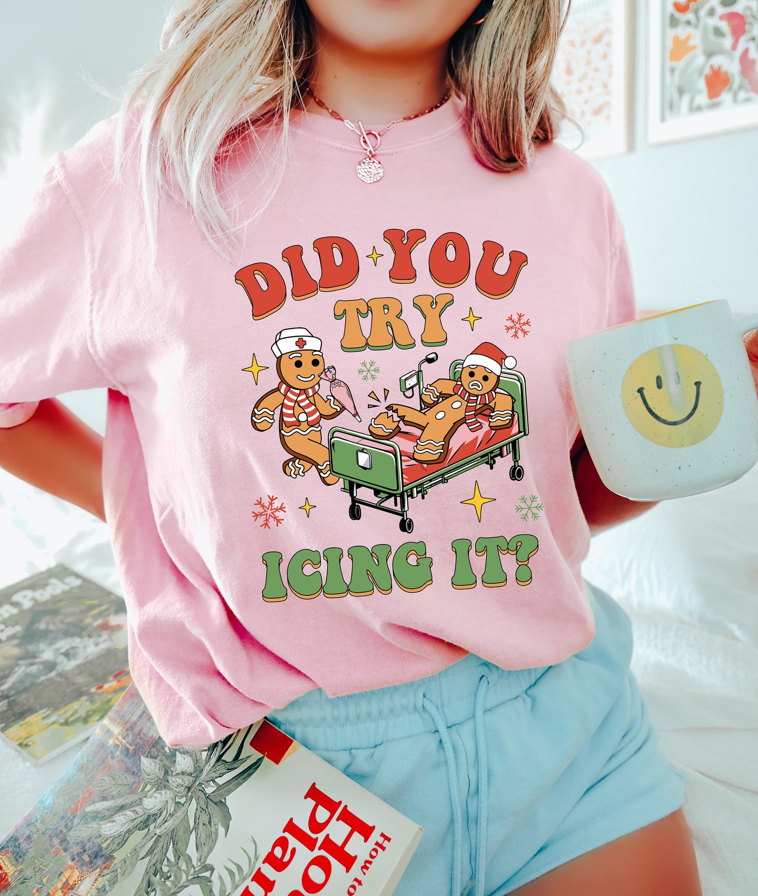 Did You Try Icing It Sweatshirt | Funny School Nurse Christmas Sweater | PICU ICU Nurse Xmas Tee image 3