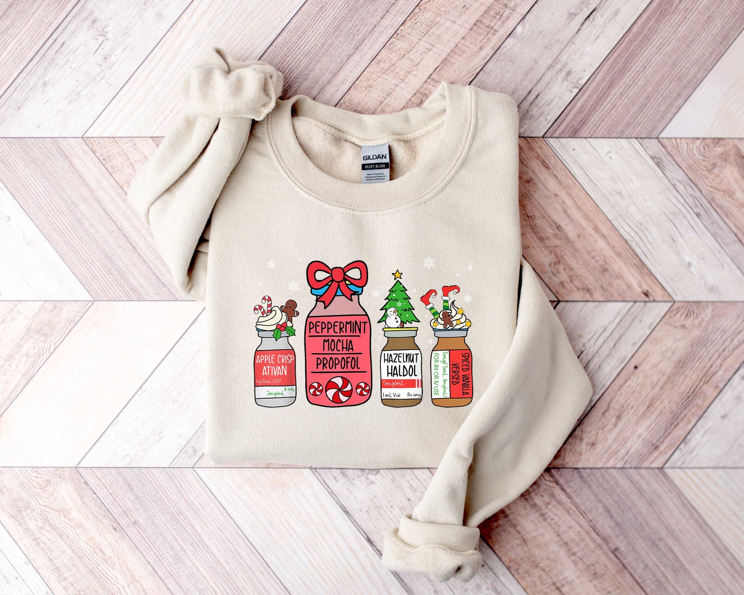 Christmas Pharmacy Sweatshirt - Pharmacist & Technician Gift - Snowman Design for Healthcare Workers image 3