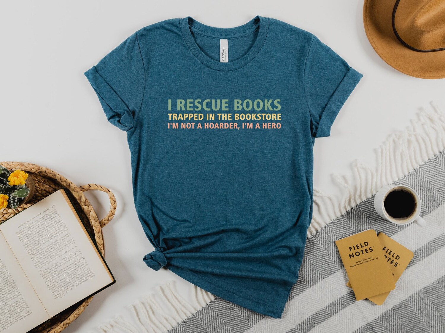 Book Lover Shirt - Gift for Bookworms Literary T-Shirt for Readers Librarian and Booksellers Gift image 1