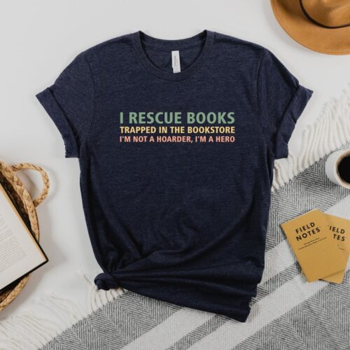 Book Lover Shirt - Gift for Bookworms Literary T-Shirt for Readers Librarian and Booksellers Gift image 0