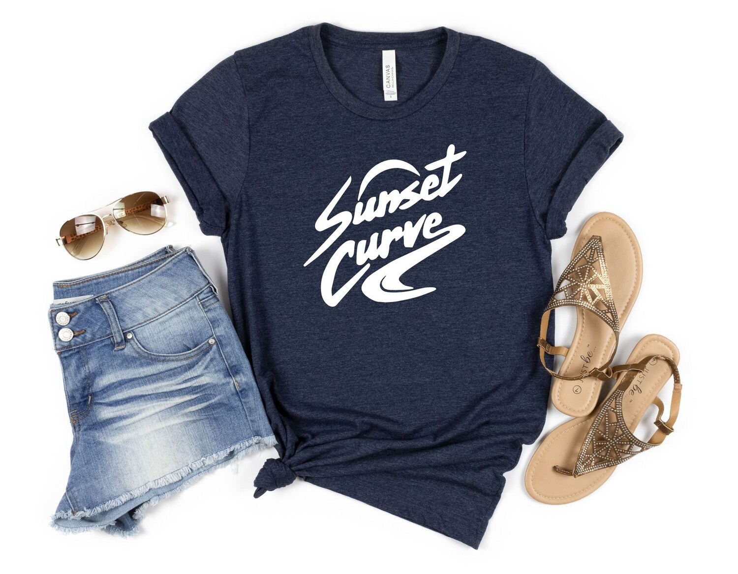 Sunset Curve Band Shirt Julie and the Phantoms Vintage Music Tee Sunset Gift image 2