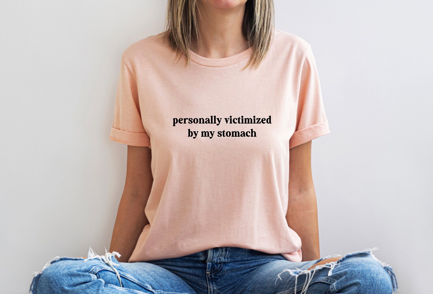 Funny IBS Sweatshirt - My Tummy Hurts Crewneck - Trendy Women's Long Sleeve - Chronic Illness Gift image 5