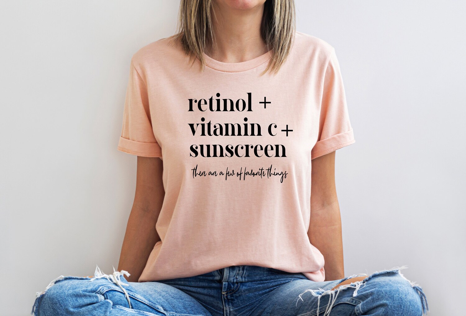 Retinol Vitamin C Skincare Hoodie - Esthetician Dermatology Nurse Gift RN PA Sweatshirt image 5