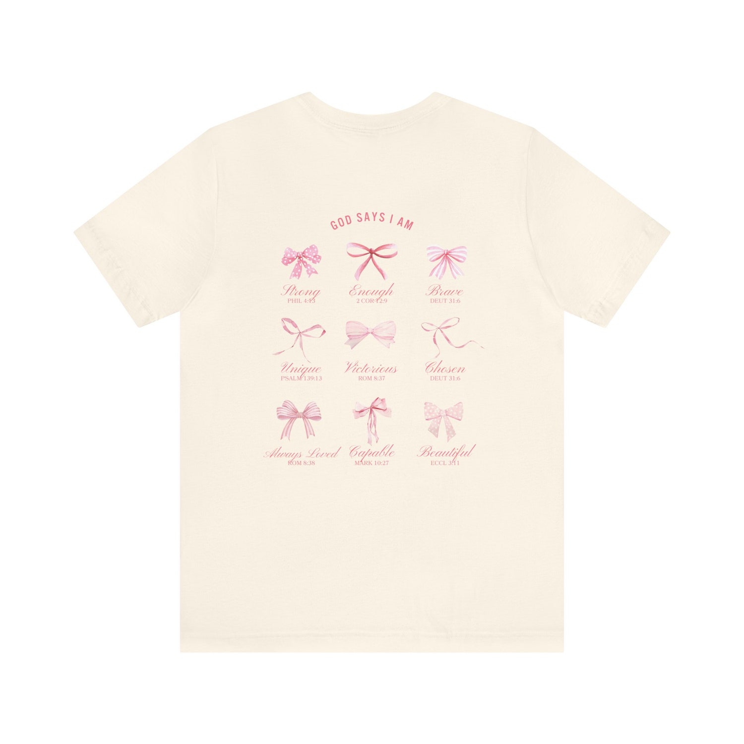 Christian Balletcore Crewneck Shirt Pink Bows | Coquette Clothing | Teen Girl Gift image 5