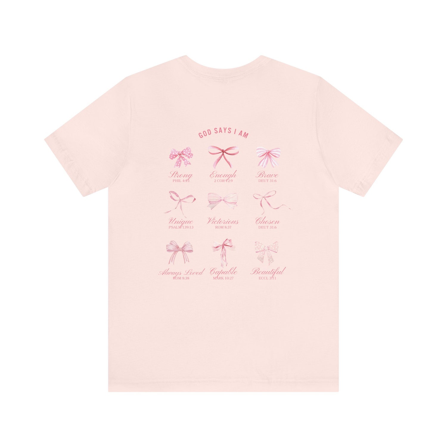 Christian Balletcore Crewneck Shirt Pink Bows | Coquette Clothing | Teen Girl Gift image 4