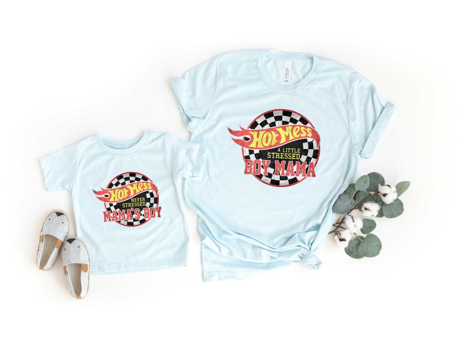 Formula Lover Mama and Boy Matching Shirt - Hot Mess Mom and Son Tee image 3