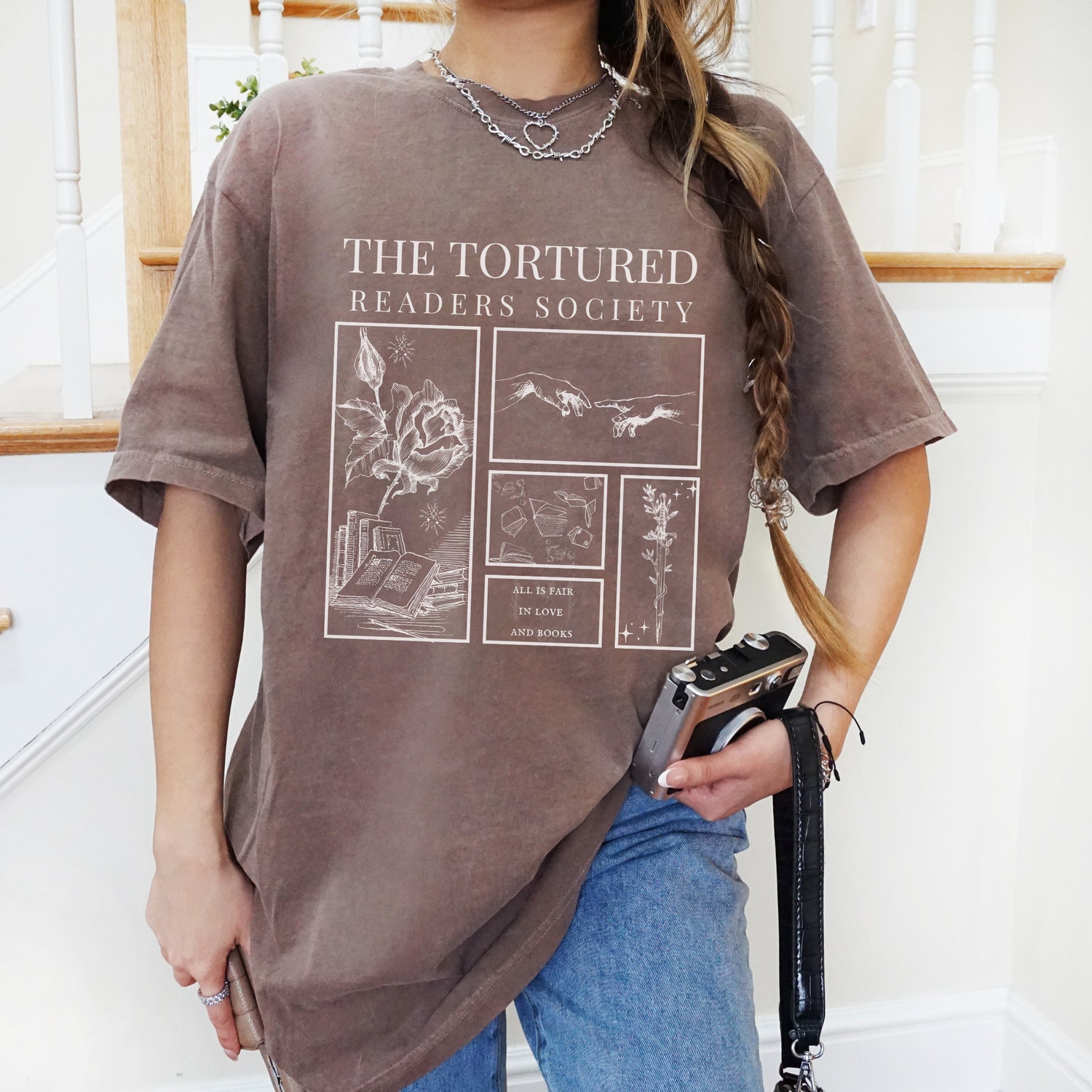 The Tortured Readers Society Shirt for Book Lovers | Bookish | Booktok | Classic Lit image 5