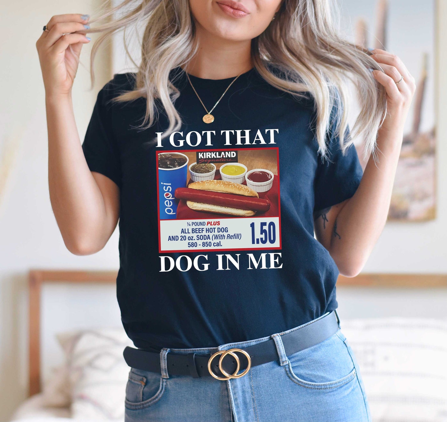 I Got That Dog In Me Shirt - Funny Hotdog Meme T-Shirt - Hot Dog Lover Gift - Trendy Sweatshirt image 3