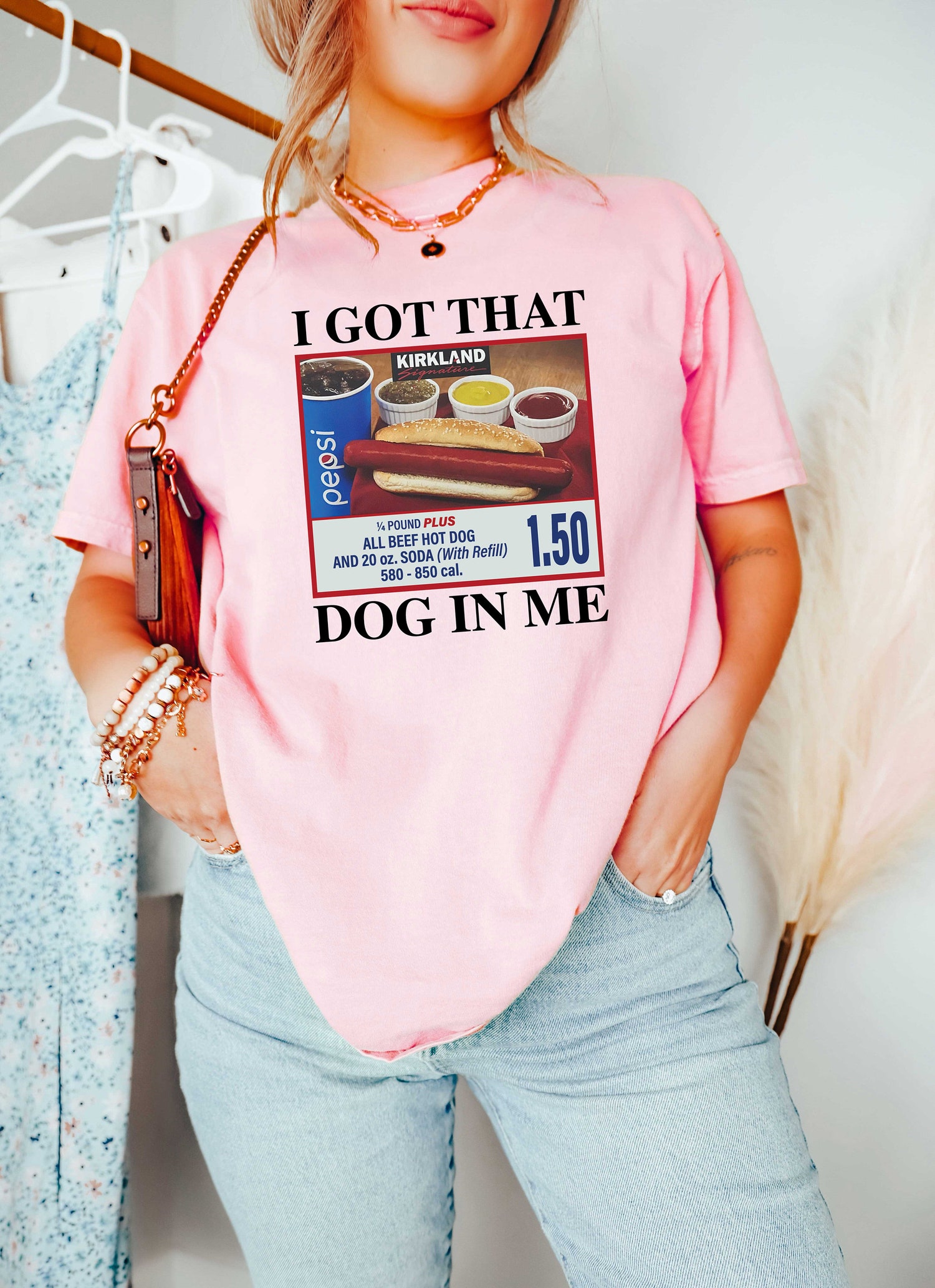 I Got That Dog In Me Shirt - Funny Hotdog Meme T-Shirt - Hot Dog Lover Gift - Trendy Sweatshirt image 2