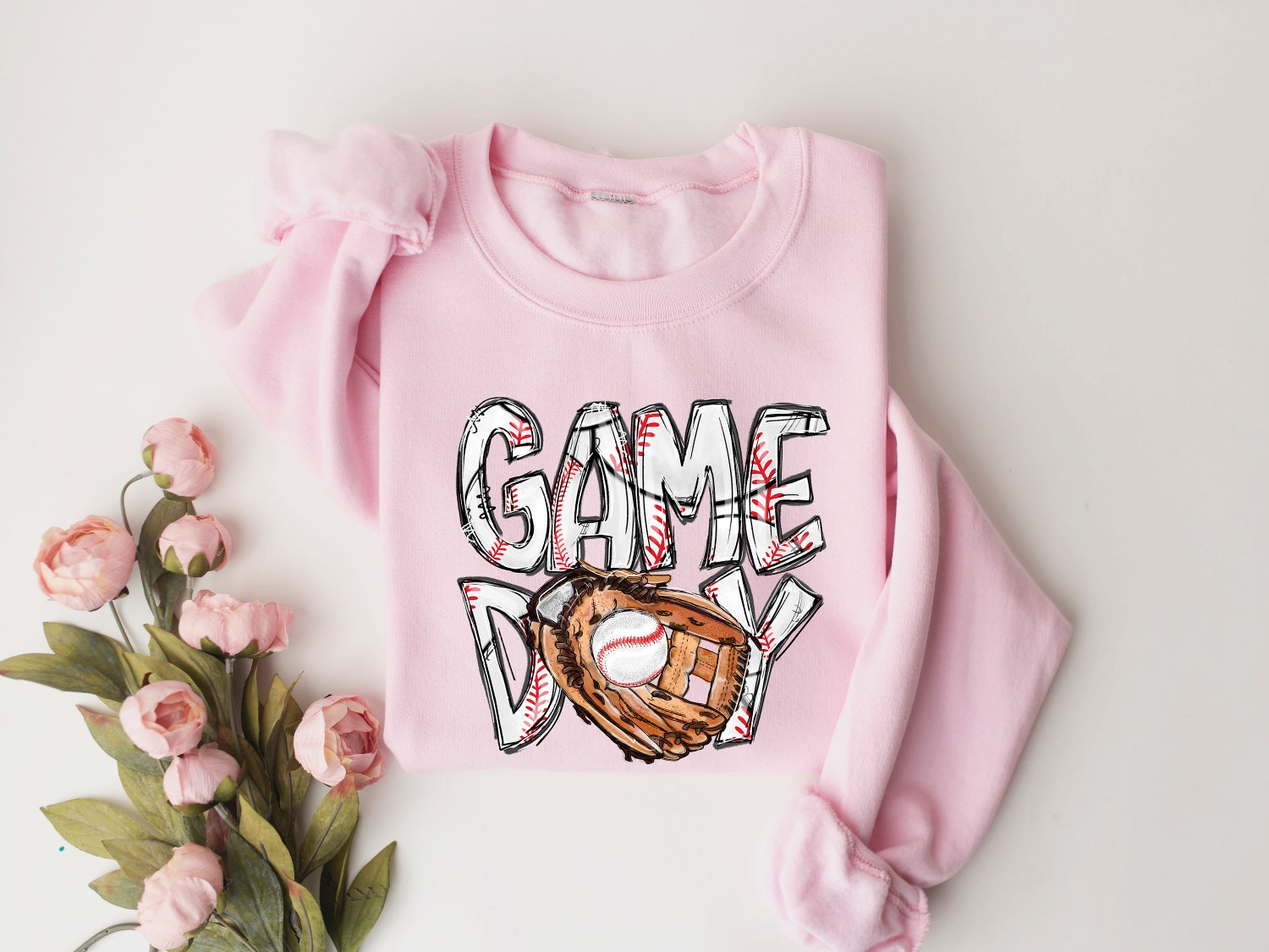 Women's Baseball Game Day Shirt - Baseball Mom T-Shirt - Game Day Tee for Women image 2