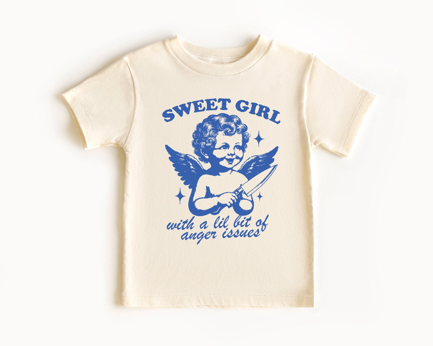 Vintage Angel Graphic T-Shirt for Girls Retro Unisex Adults Nostalgia Relaxed Cotton Tee image 0