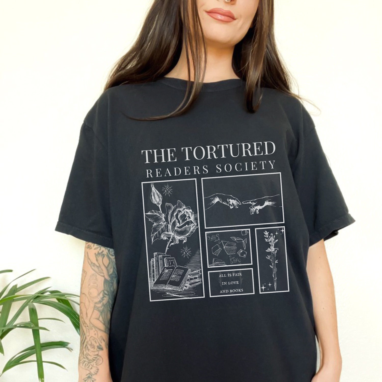 The Tortured Readers Society Shirt for Book Lovers | Bookish | Booktok | Classic Lit image 2