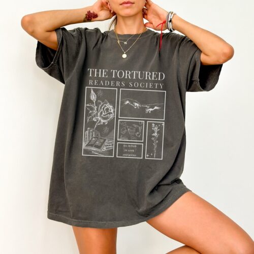 The Tortured Readers Society Shirt for Book Lovers | Bookish | Booktok | Classic Lit image 0