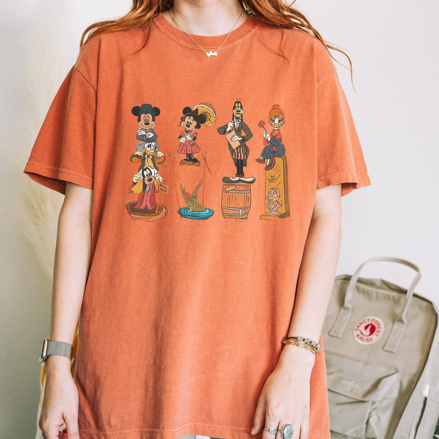 Haunted Mansion Mouse And Friends Shirt Welcome Foolish Mortal Retro Halloween Spooky image 4