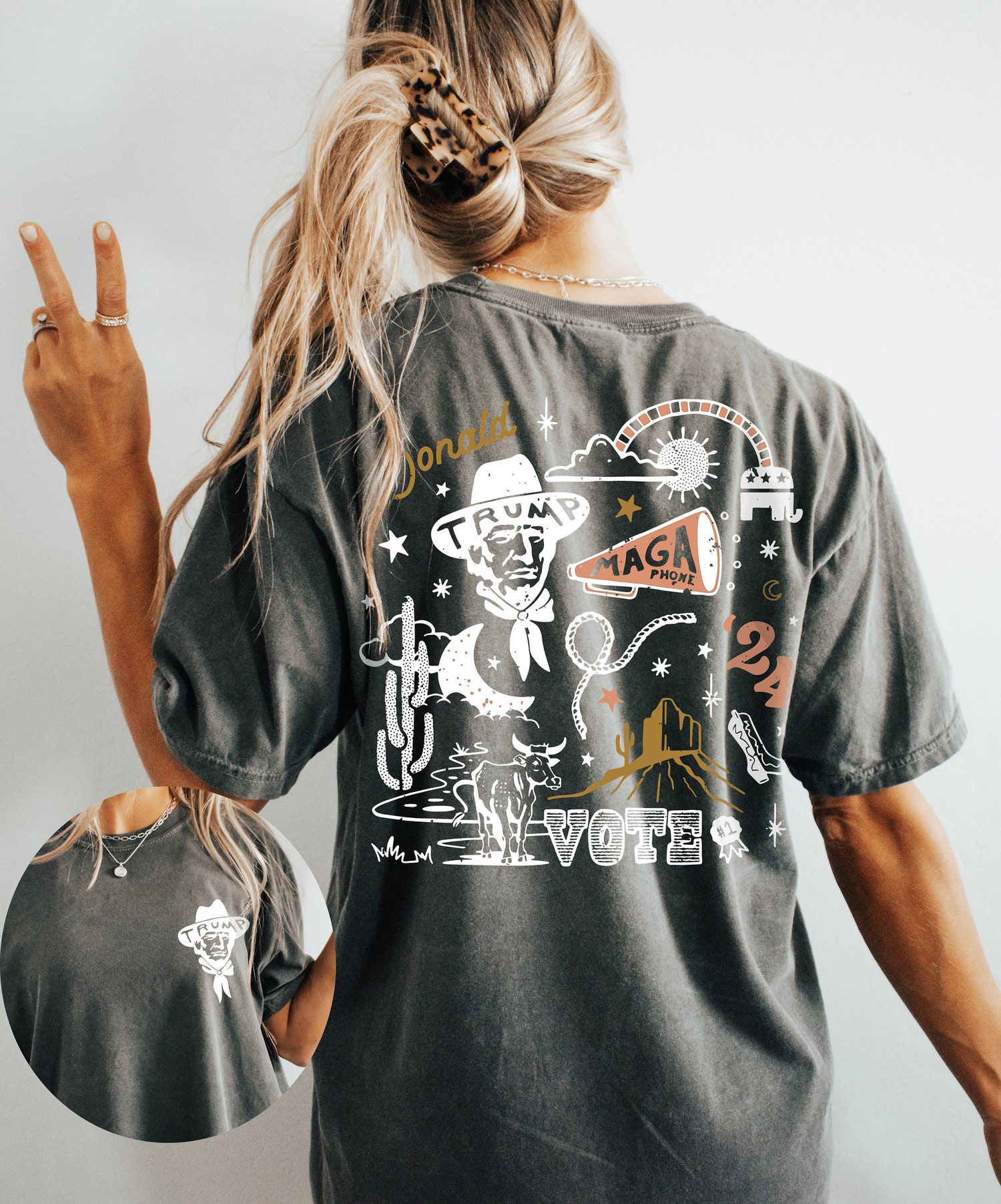 Trump 2024 T-Shirt | Vote Trump Shirt | Political Campaign Tee image 0