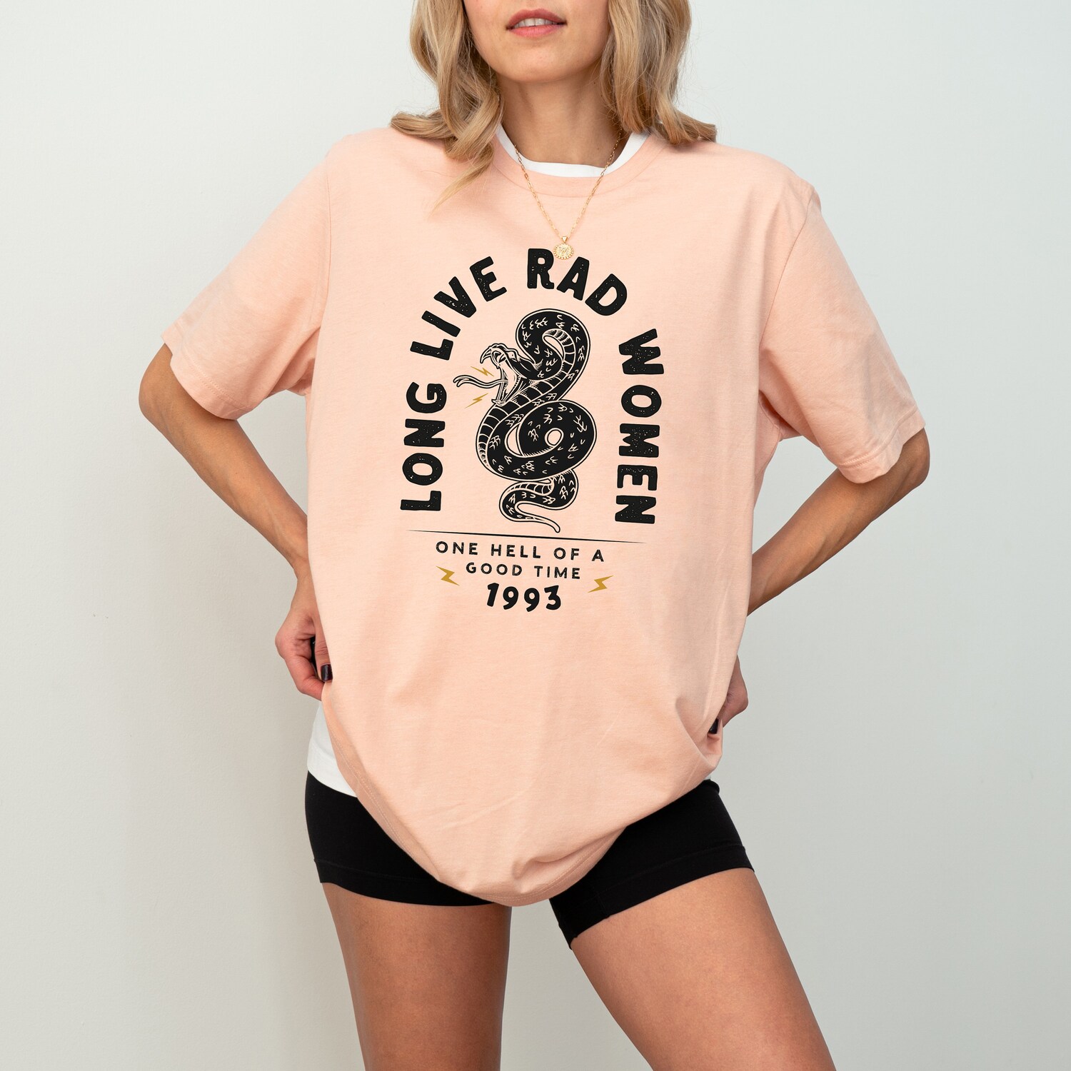 Vintage Boho Feminist Girl Power Shirt - Long Live Rad Women Graphic Tee for Women image 3