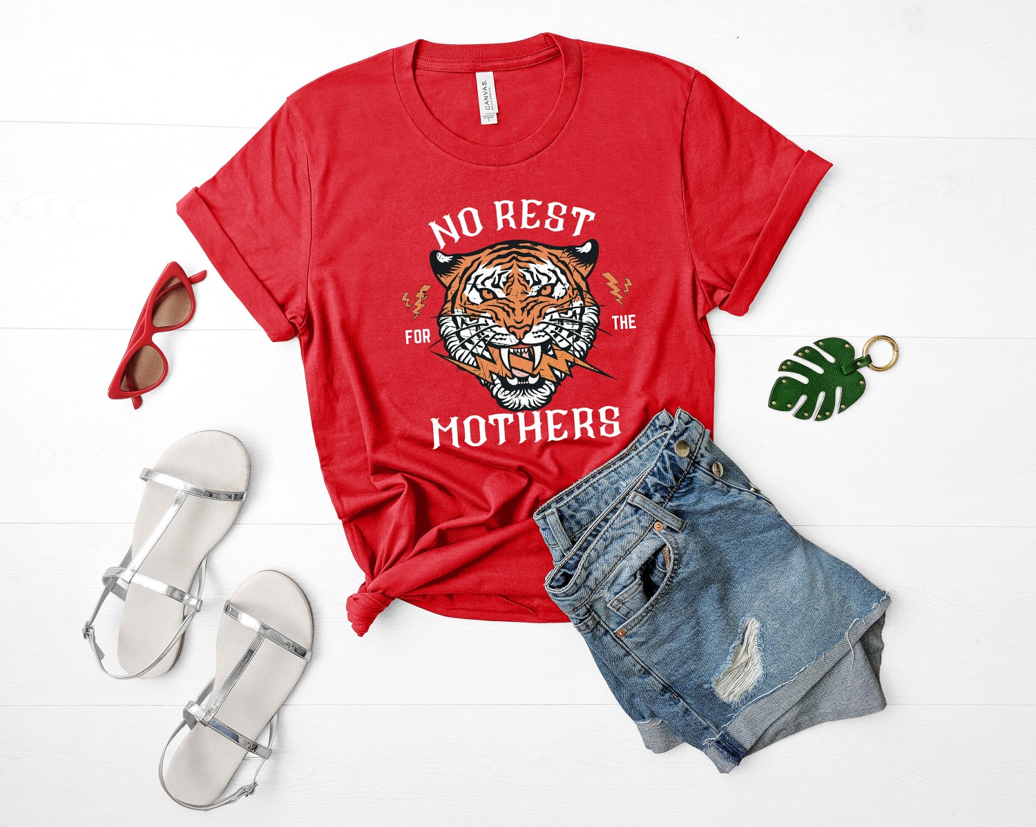 No Rest For The Mothers Shirt Badass Mama Tee Trendy Rebel Mom Society Alternative Mom Shirt image 3