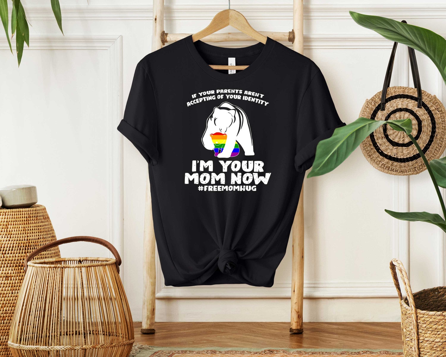 Pride Month Equality Shirt | Supportive Mom Safe Space Tee | Acceptance LGBTQ+ Apparel image 4