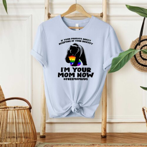 Pride Month Equality Shirt | Supportive Mom Safe Space Tee | Acceptance LGBTQ+ Apparel image 0