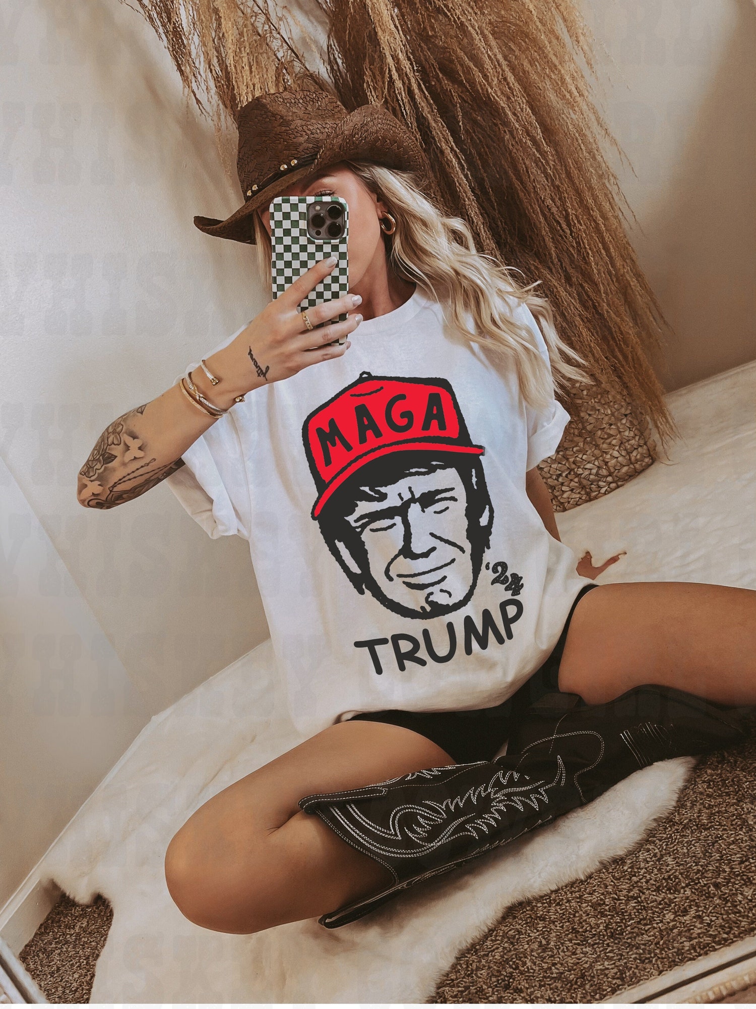 Trump 2024 T-Shirt Vote Trump Tee image 0
